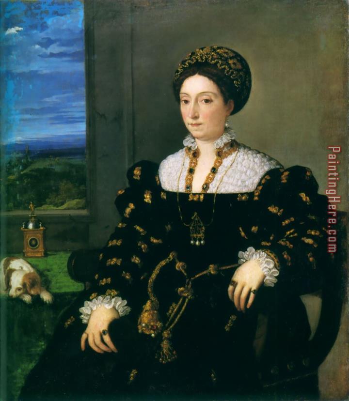 Titian Portrait of Eleonora Gonzaga Della Rovere